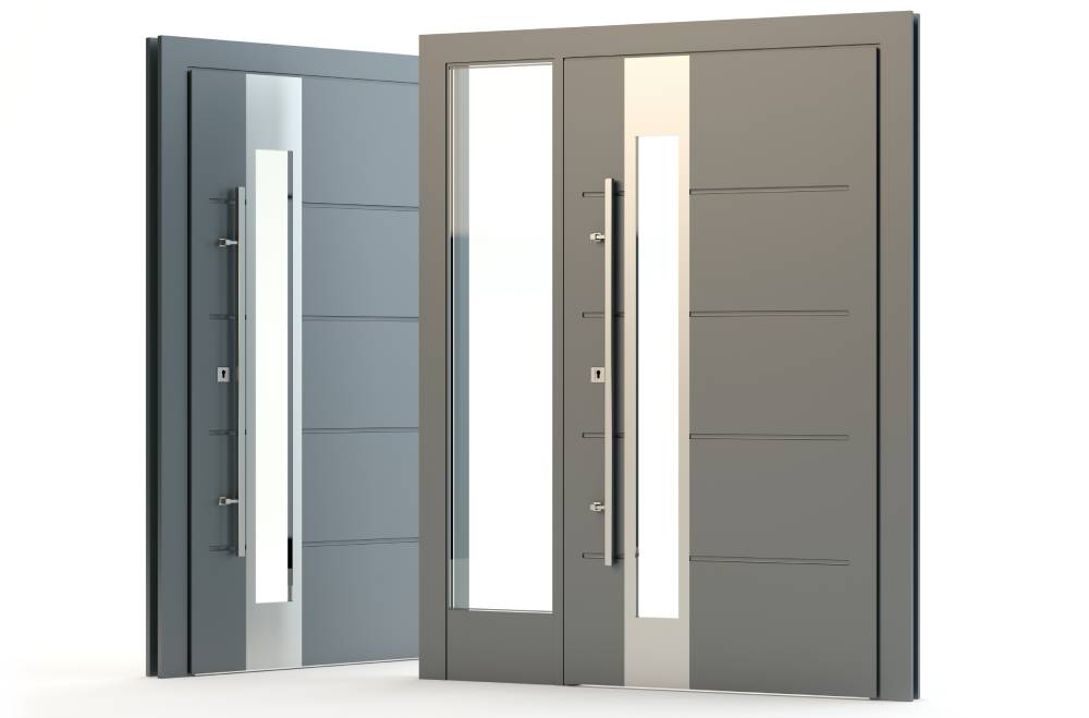 Porte d’entrée en aluminium